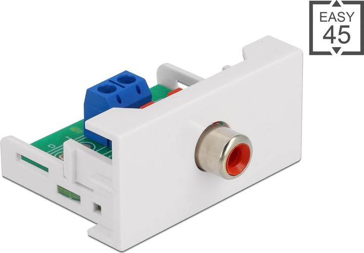Delock Module Easy 45 RCA femelle 22,5 x 45 mm (Adaptateur jack)