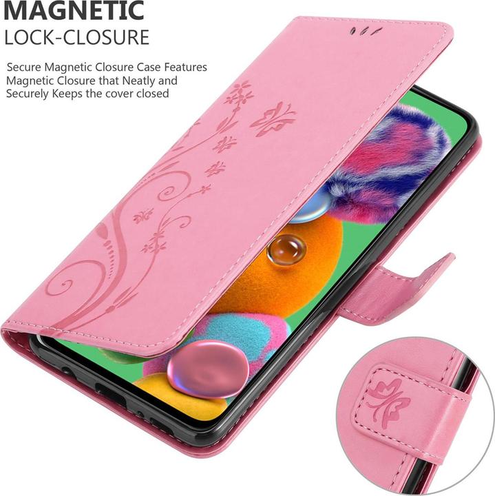 Actual product image Cadorabo Flower Book Cover (Samsung Galaxy A90 5G)