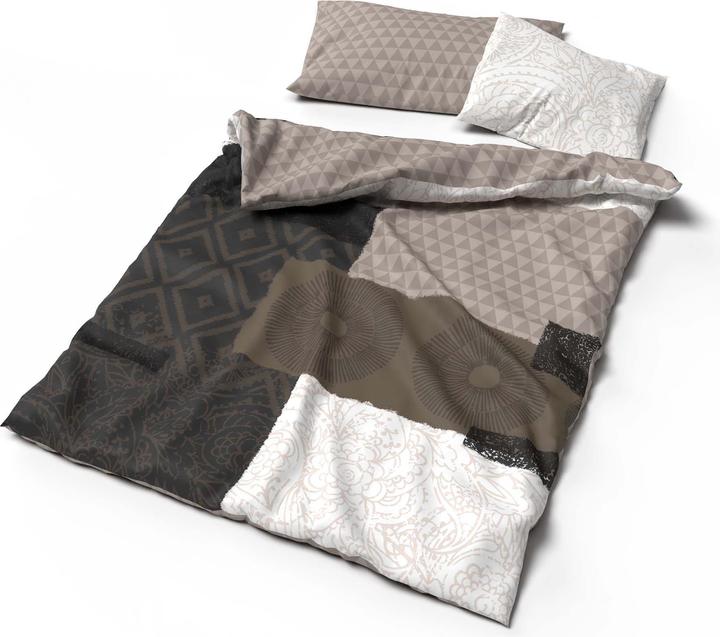 Produktbild Lotus Bettwaren Création Bettwäsche Satin Yeshia (Duvetbezug, 160 x 210 cm)
