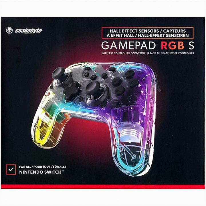 Actual product image Snakebyte Switch Controller Wireless Gamepad RGB S (Switch)