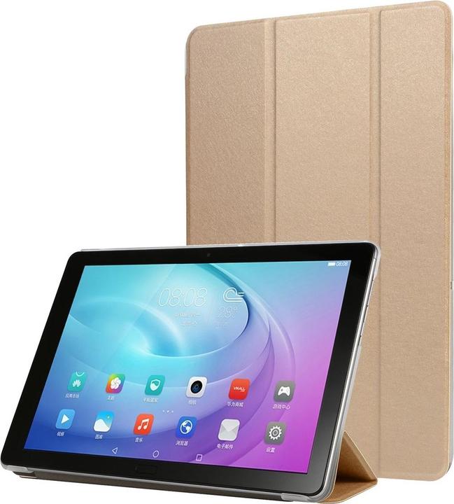 Produktbild König Design Schutz Tablet Hülle für Samsung Galaxy Tab A7 Case Cover Tasche Etuis Gold Neu (Galaxy tab A7)
