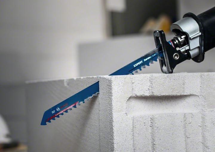 Actual product image Bosch Professional Zubehör EXPERT 'Aerated Concrete' S 1241 HM reciprocating saw blade, 3 pieces