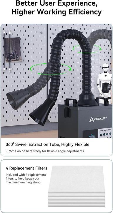 Produktbild Creality Portable Rauchabsaugung mit Filter (Reinigung)