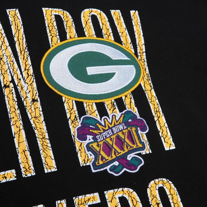 Actual product image Mitchell & Ness Fleece Hoody - TEAM OG Green Bay Packers (M)