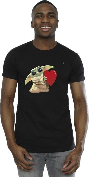 Immagine prodotto Star Wars The Mandalorian The Kids With Heart Maglietta Uomo (L)