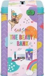 Immagine prodotto Chit Chat Beauty Bank Money Tin con palette di ombretti, lucidalabbra e smalto per unghie