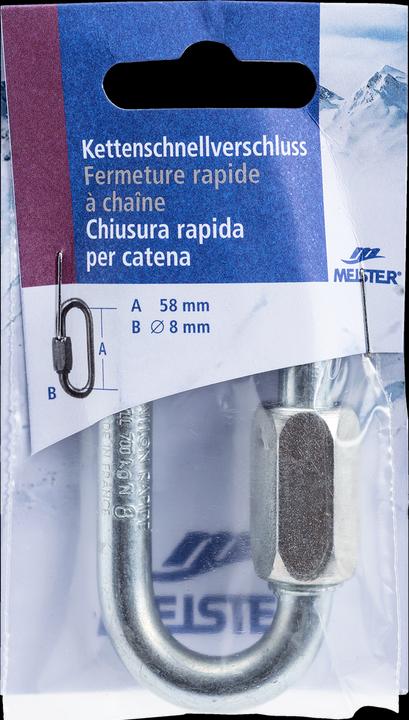 Produktbild Meister Kettenschnellverschluss verzinkt (0.06 m)