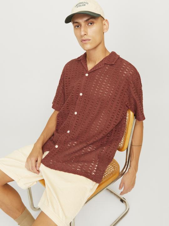 Produktbild Jack & Jones Jorcrochet Shirt Resort Ss Styd24 (L)