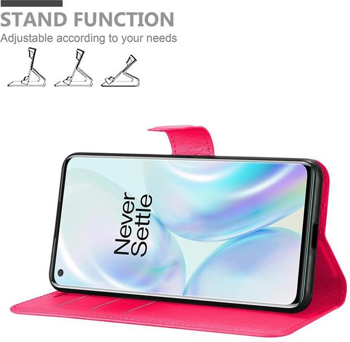 Produktbild Cadorabo Book mit Standfunktion Cover (Oneplus 8)