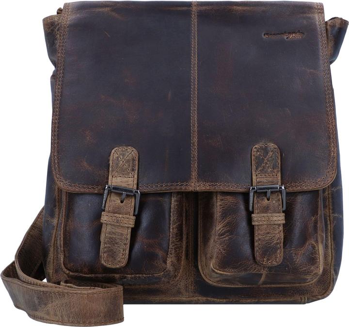 Actual product image Greenland Nature Montana shoulder bag leather 27 cm