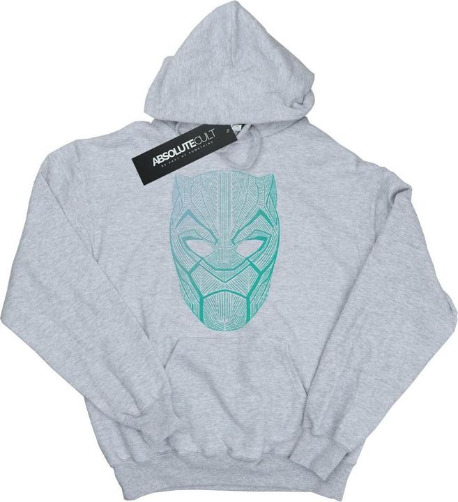 Schwarzer Panther Stammesmaske Hoodie