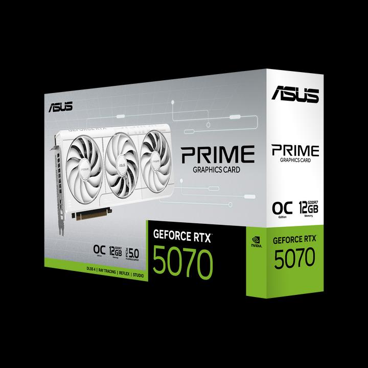 Produktbild ASUS PRIME-RTX5070-O12G-WHITE 12GB GDDR7 HDMI DP (12 GB)