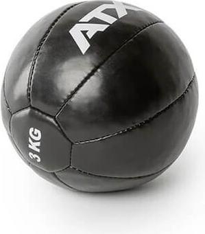 ATX Medizinball - Kunstleder - schwarz - 3 kg (3 kg, 210 mm)