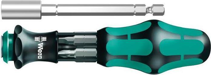 Produktbild Wera Kraftform Kompakt 28 B (PH2X 25mm, PH1 x 25 mm, Pz2x25mm, slot 1 x 5.5 x 25 mm, PZ 1 x 25, slot 1.2 x 6.5 x 25 mm)