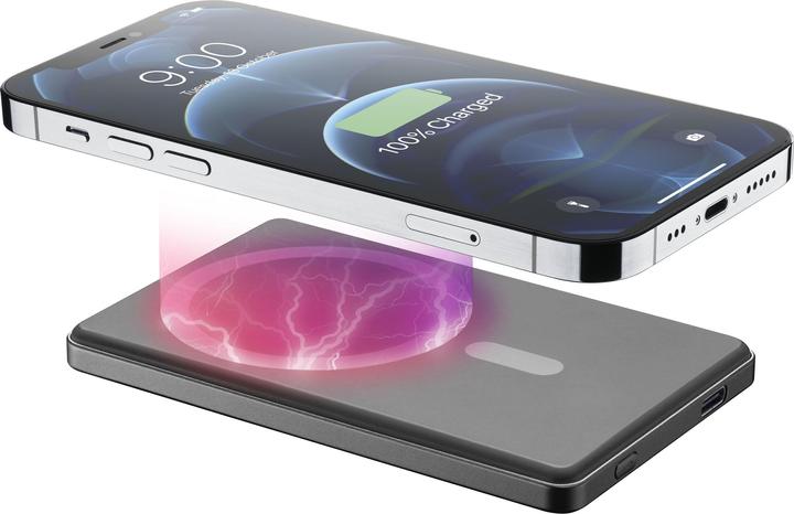 Produktbild Cellularline Cellular Line Power Bank 5000mAh MagSafe Grau (5000 mAh, 20 W)
