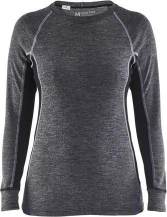 Produktbild Blakläder Damen Unterhemd WARM grau / schwarz (XXL)