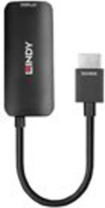 Produktbild Lindy HDMI 4K60 auf DisplayPort 1.2 Konverter Zum Anschluss einer HDMI-Quelle an ein DisplayPort Display (HDMI, 15.70 cm)