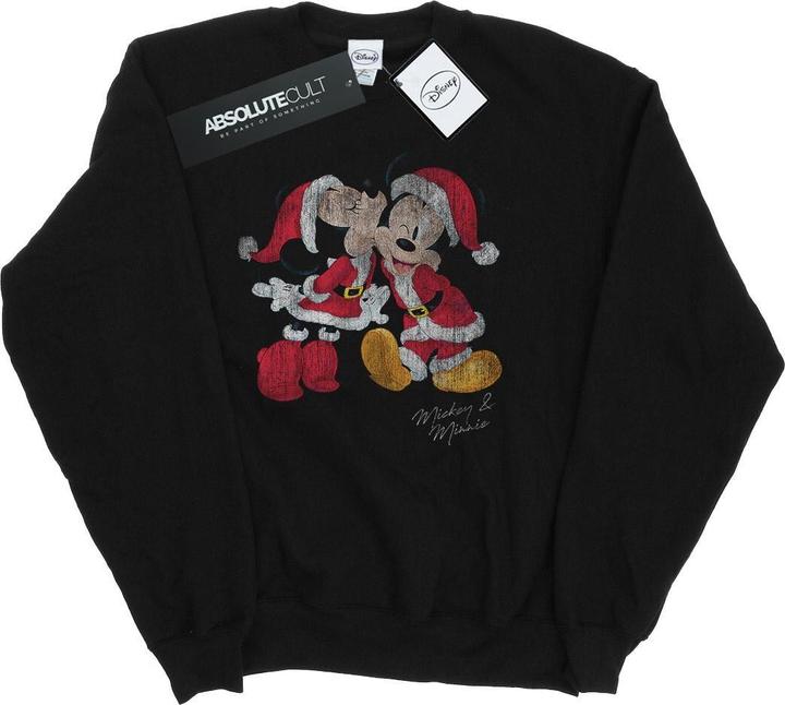 Produktbild Disney Mickey And Minnie Christmas Kiss Sweatshirt Jungen (152, 158)