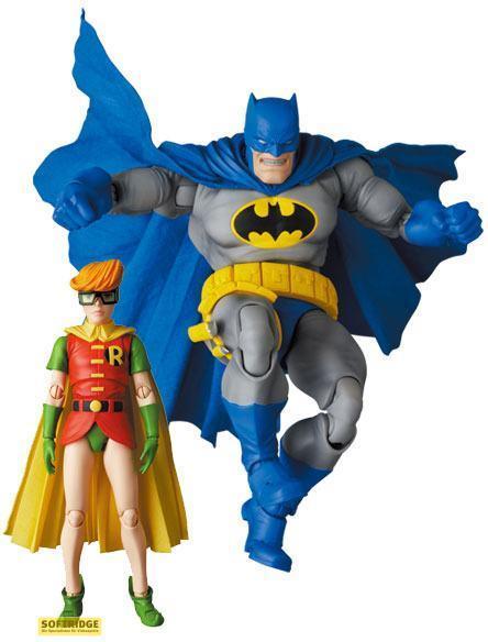 Image du produit Medicom Batman - Le Retour du Chevalier Noir MAF EX Figurines Batman Version Bleue & Robin 11- 16 cm