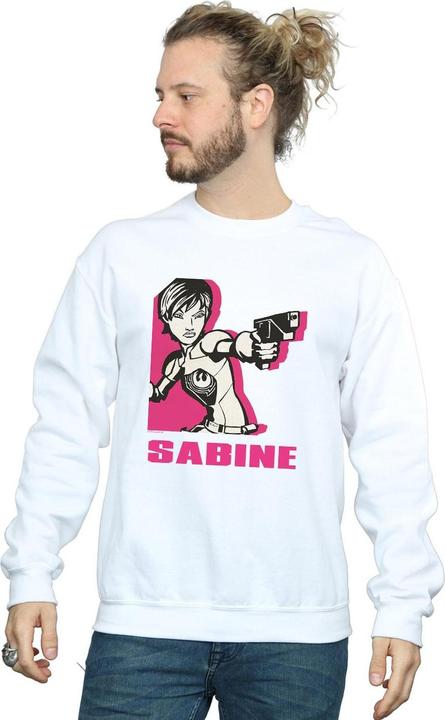 Actual product image Star Wars Mens Rebels Sabine Sweatshirt (M)