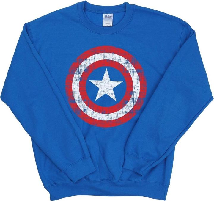 Immagine prodotto Avengers Captain America Scratched Shield Felpa Donna (M)