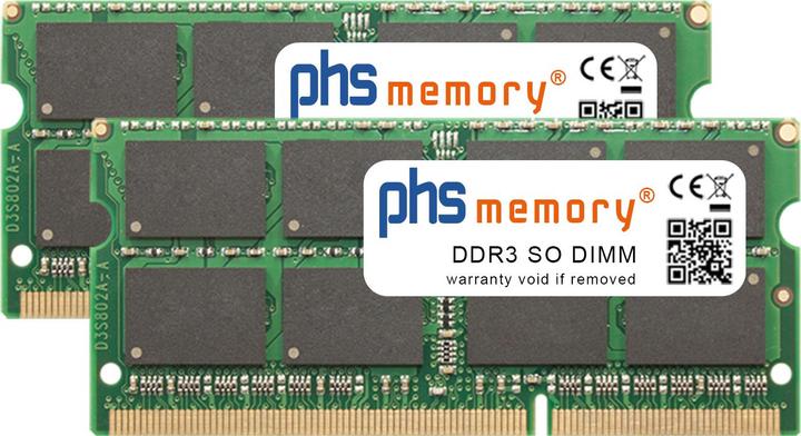 Actual product image PHS-memory 8GB (2x4GB) Kit RAM Memory for QNAP TS-251+ DDR3 SO DIMM 1600MHz (TS-251+, 2 x 4GB)