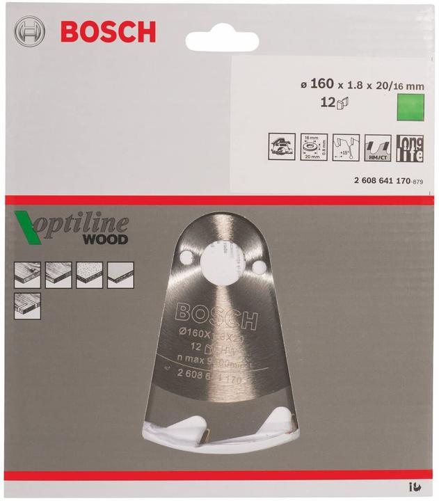 Produktbild Bosch Professional Zubehör PRO Wood Kreissägeblatt, 160 x 1.8 x 20 mm