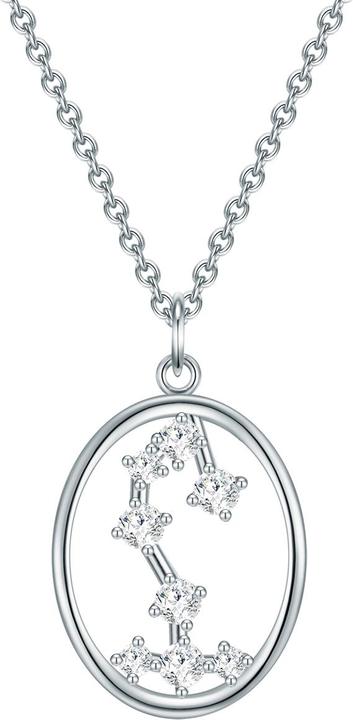 Trilani Damen Sterling Silber Zirkonia silber 42,0 cm Basiskette + 7,0 cm Verlängerung - 28615 (Sterling Silber, 42 - 49 cm)