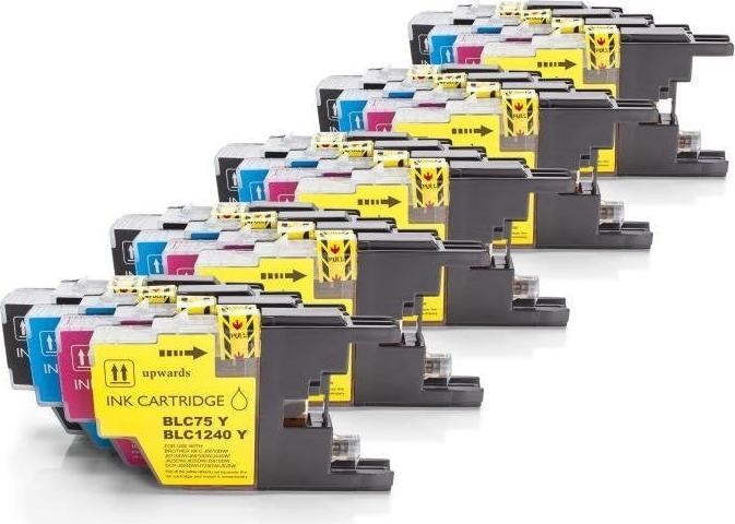 Image du produit Hermex Cartouche d'encre alternative à Brother LC-1240 CMYK XL (M, CF, C, Y)