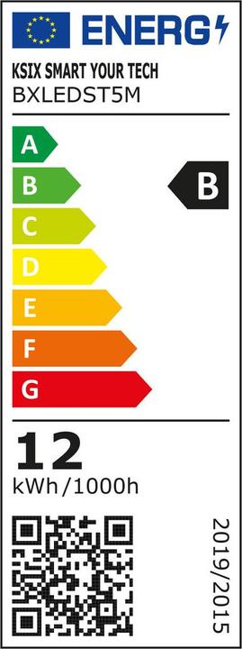 Energie-Label KSIX LED Strip (500 cm, Indoor, Outdoor)