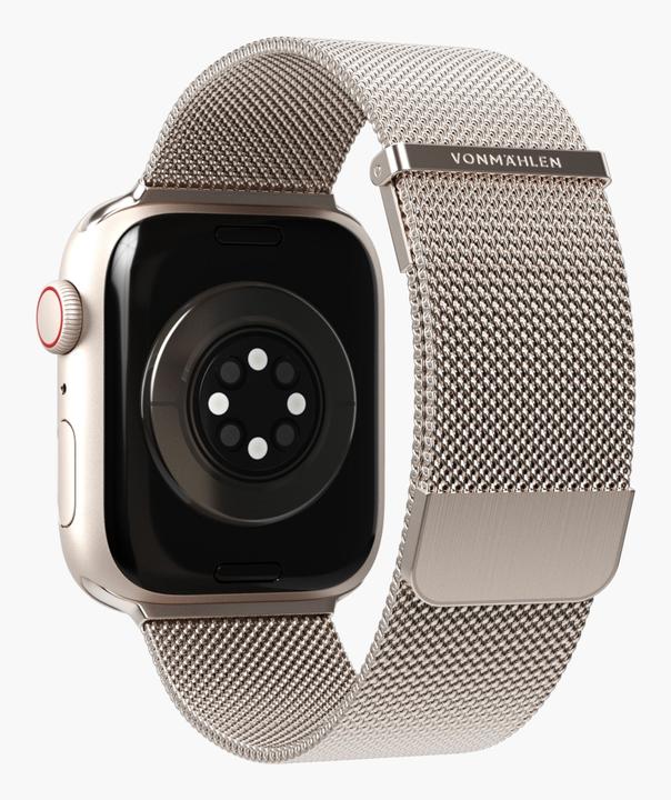 Actual product image Vonmählen Milanesearmband 2 für Apple Watch 40/41/42 mm Champagne (Stainless steel)