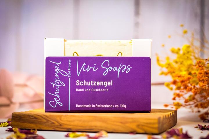 Actual product image Vivi Soaps Schutzengel Sonnenblumen-Sandelholz Seife (Hard soap)