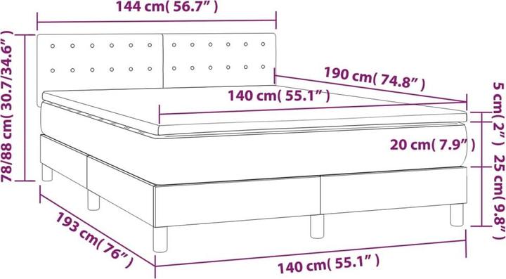 Actual product image VidaXL Jace (140 x 190 cm, 140 x 190 cm)