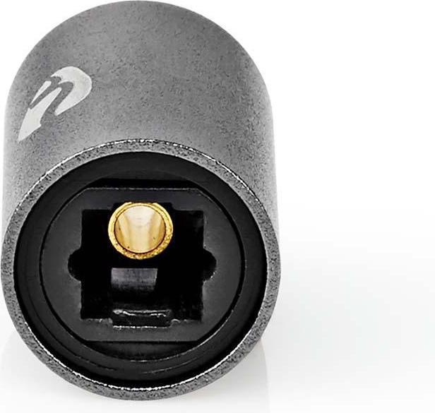Immagine prodotto Nedis Adattatore audio ottico jack TosLink - jack TosLink Alluminio Grigio Antracite