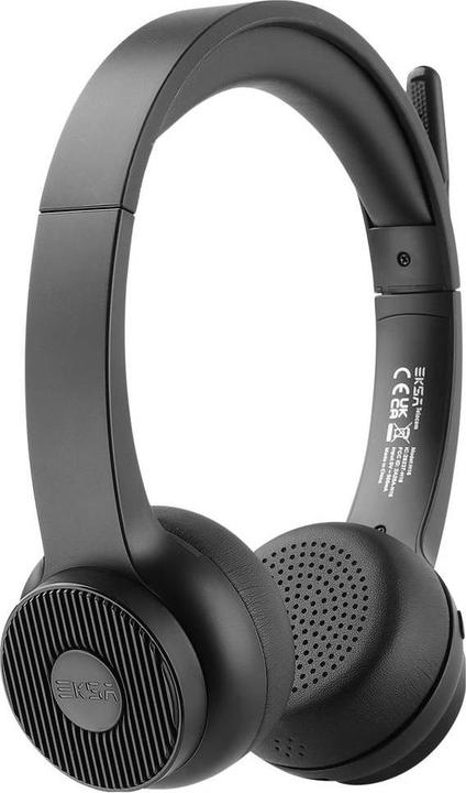 Actual product image Eksa H16 Computer On Ear Headset Bluetooth® Schwarz Noise Cancelling, Mikrofon (Wireless, USB-A)