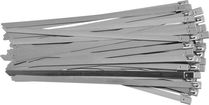 Produktbild Yato OPASKI ZACISKOWE ZE STALI NIERDZEWNEJ 8,0x250mm /50szt. (Metallkabelbinder, 50 Stk.)