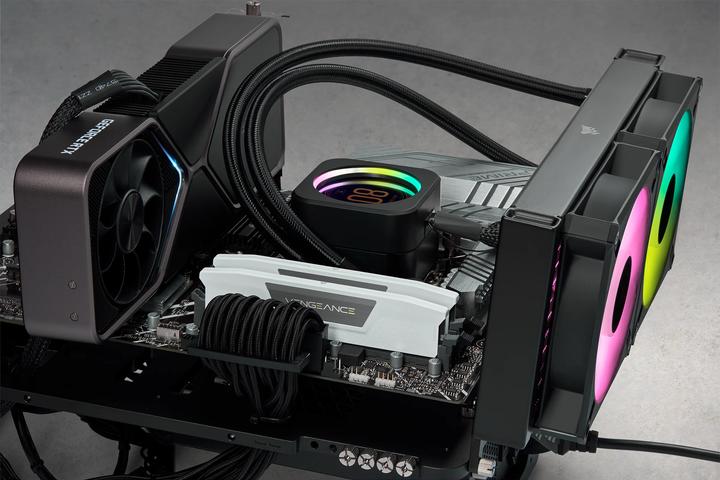 Image du produit Corsair RAM D5 6000 64 Go C30 Vengeance K2 W (2 x 32GB, 6000 MHz, RAM DDR5, DIMM)