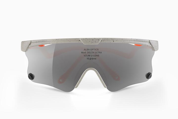 Actual product image Alba Optics Delta Ultra Sports Glasses (Orange, Charcoal, Orange)