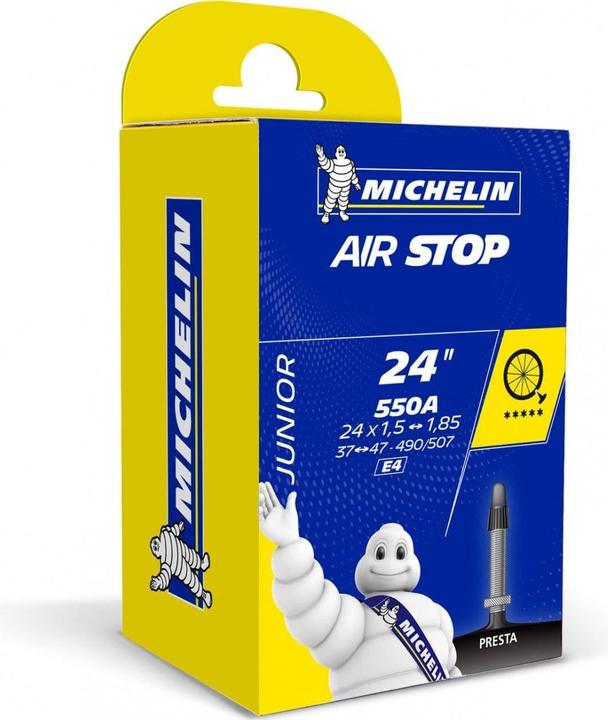 Actual product image Michelin AIRSTOP Butyl 24x1.50/1.90 Presta 29mm (Presta (SV), 29", 48.26 mm)