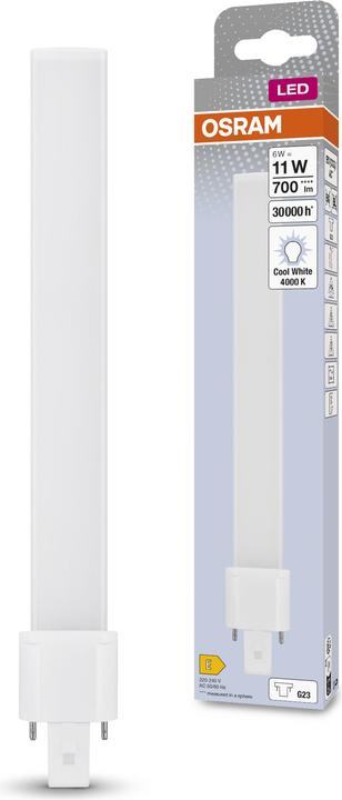 Produktbild Osram Dulux S (G23, 6 W, 700 lm, 1 x, F)