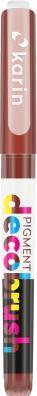 Actual product image Karin PIGMENT DECO BRUSH - Brush Marker (copper brown 1675U, 4 x)