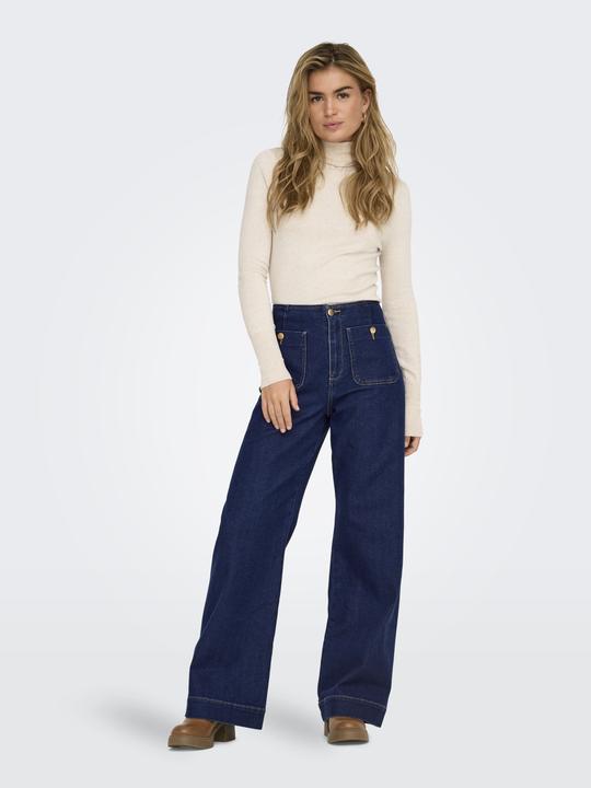 Produktbild Only ONLMADELINE Hohe Taille Weiter Beinschnitt Jeans Jeans mit weitem Bein (32)