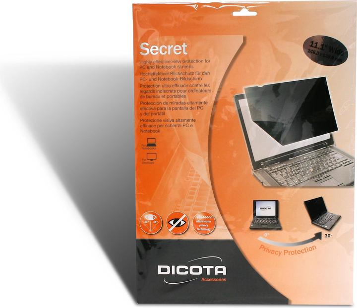 Image du produit Dicota Filtre d'écran de sécurité Secret (11.22", 4 : 3)