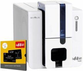Produktbild Evolis Edikio Guest Flex Solution Printer 200 Karten 1000er Farbband (300 dpi)