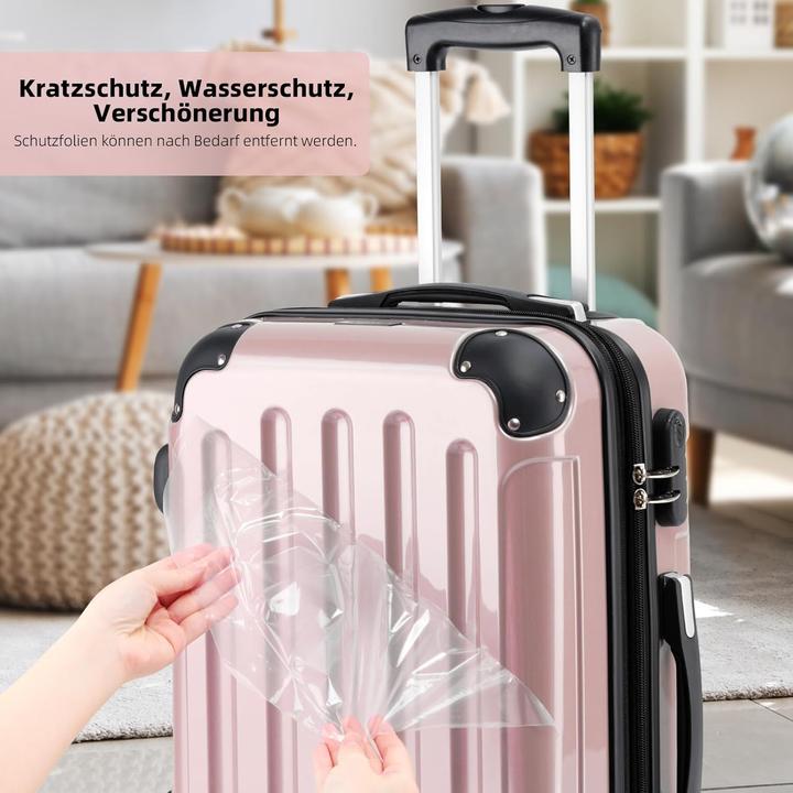 Immagine prodotto Beibye 3-tlg. Hartschalenkoffer-Set (Bagaglio a mano (fino a 50 litri), M (50 - 90l), L (90 - 115l))