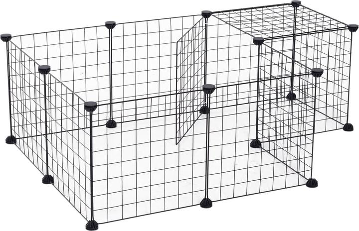 PawHut Freigehege mit Metallgitter