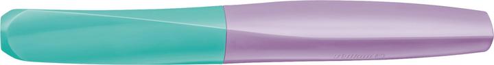 Actual product image Pelikan Fountain pen (cartridge filling system) Twist® colour blocking fountain pen for right- and (Mint colour, Lilac, 1 x)