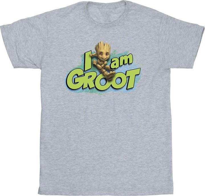 Immagine prodotto Guardians Of The Galaxy I Am Groot Jumping Maglietta Uomo (L)