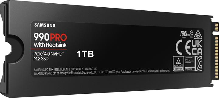 Image du produit Samsung 990 Pro with Heatsink (1000 Go, M.2 2280)