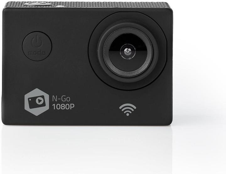 Image du produit Nedis Action Cam 1080p@30fps 12 MPixels Etanche à : 30.0 m 90 min WLAN Application disponible pour : Andro (30p, WiFi)